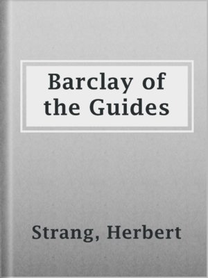 cover image of Barclay of the Guides